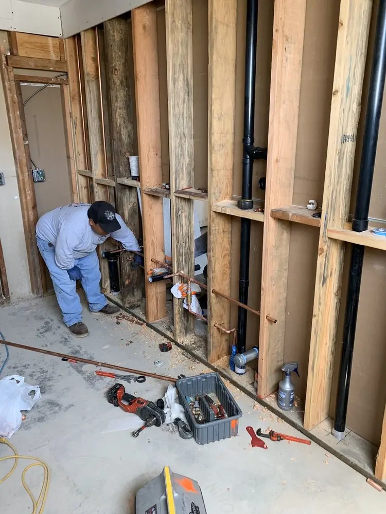 Commercial rough-in plumbing for Water Heater Replacement in Hillcrest Manor